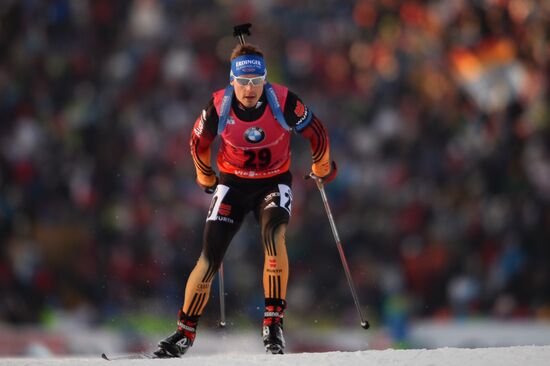 Biathlon. 7th stage of World Cup. Men. Sprint