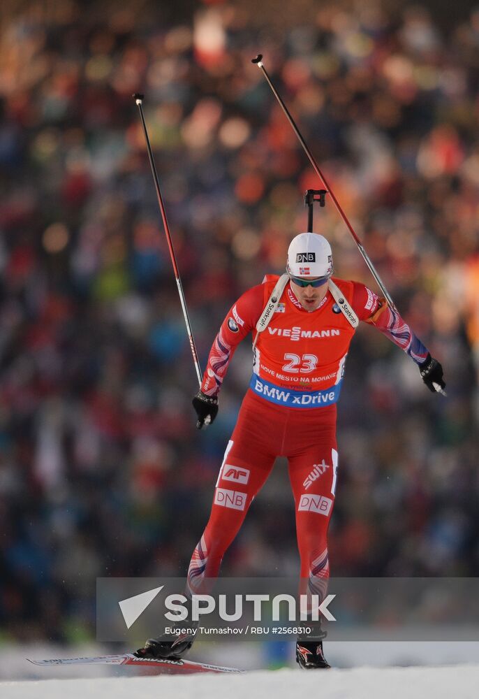 Biathlon. 7th stage of World Cup. Men. Sprint