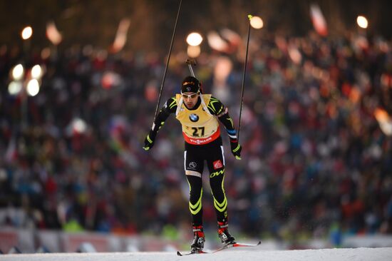 Biathlon. 7th stage of World Cup. Men. Sprint