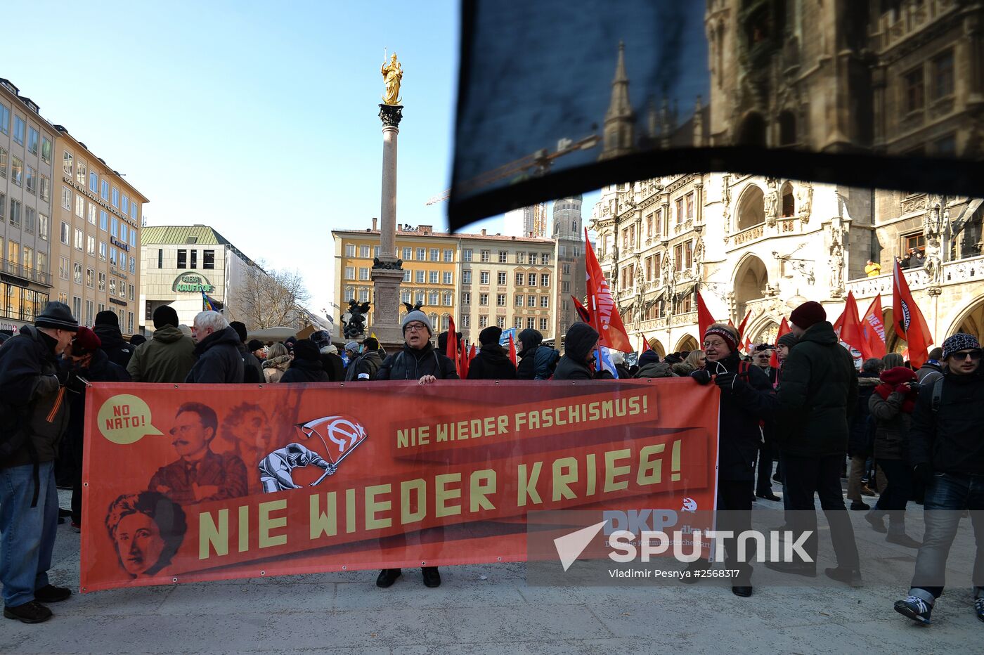 Protest rallies against NATO in Munich