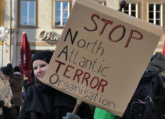 Protest rallies against NATO in Munich