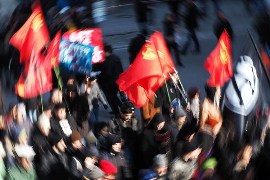 Protest rallies against NATO in Munich