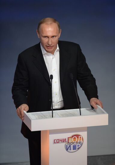 Vladimir Putin visits Russia's Southern Federal District
