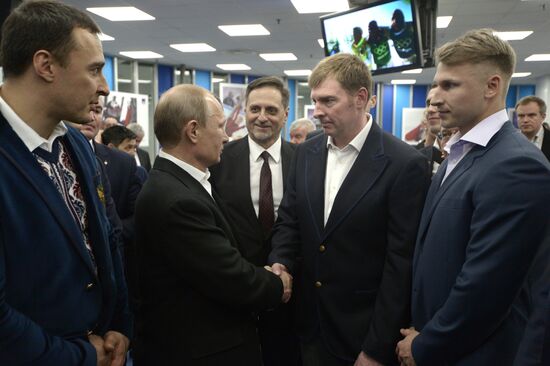 Vladimir Putin visits Russia's Southern Federal District