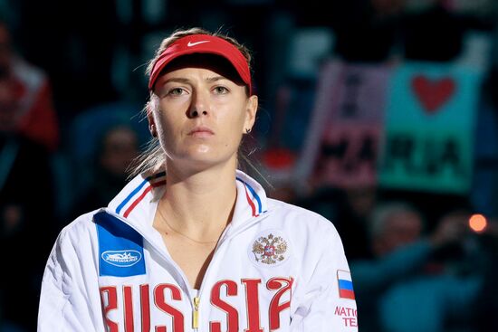 Tennis. 2015 Fed Cup. Poland vs. Russia. Day Two