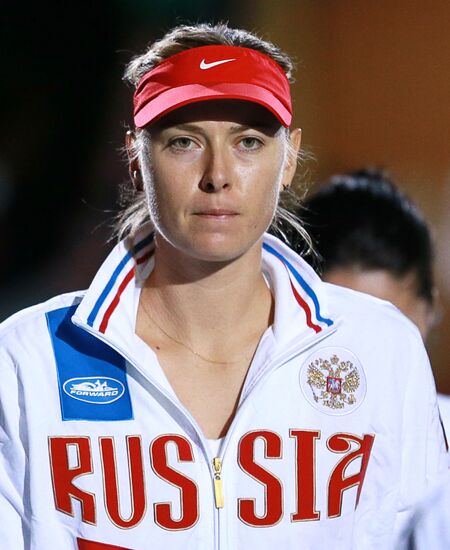 Tennis. 2015 Fed Cup. Poland vs. Russia. Day Two