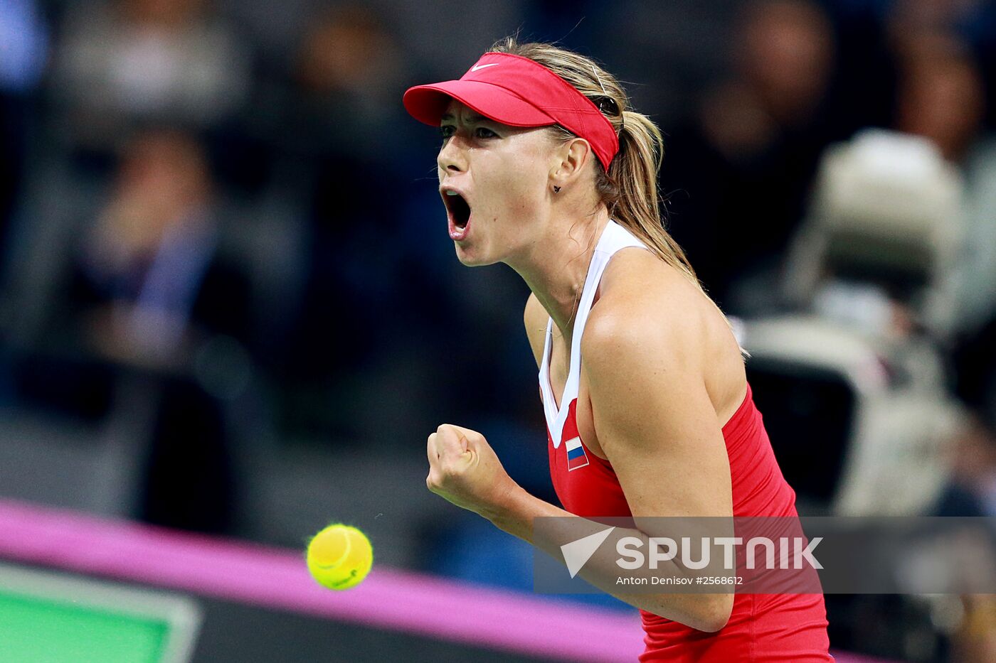 Tennis. 2015 Fed Cup. Poland vs. Russia. Day Two