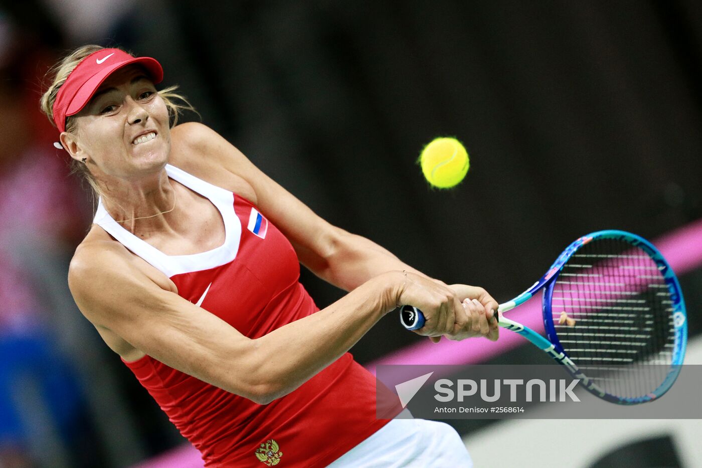 Tennis. 2015 Fed Cup. Poland vs. Russia. Day Two
