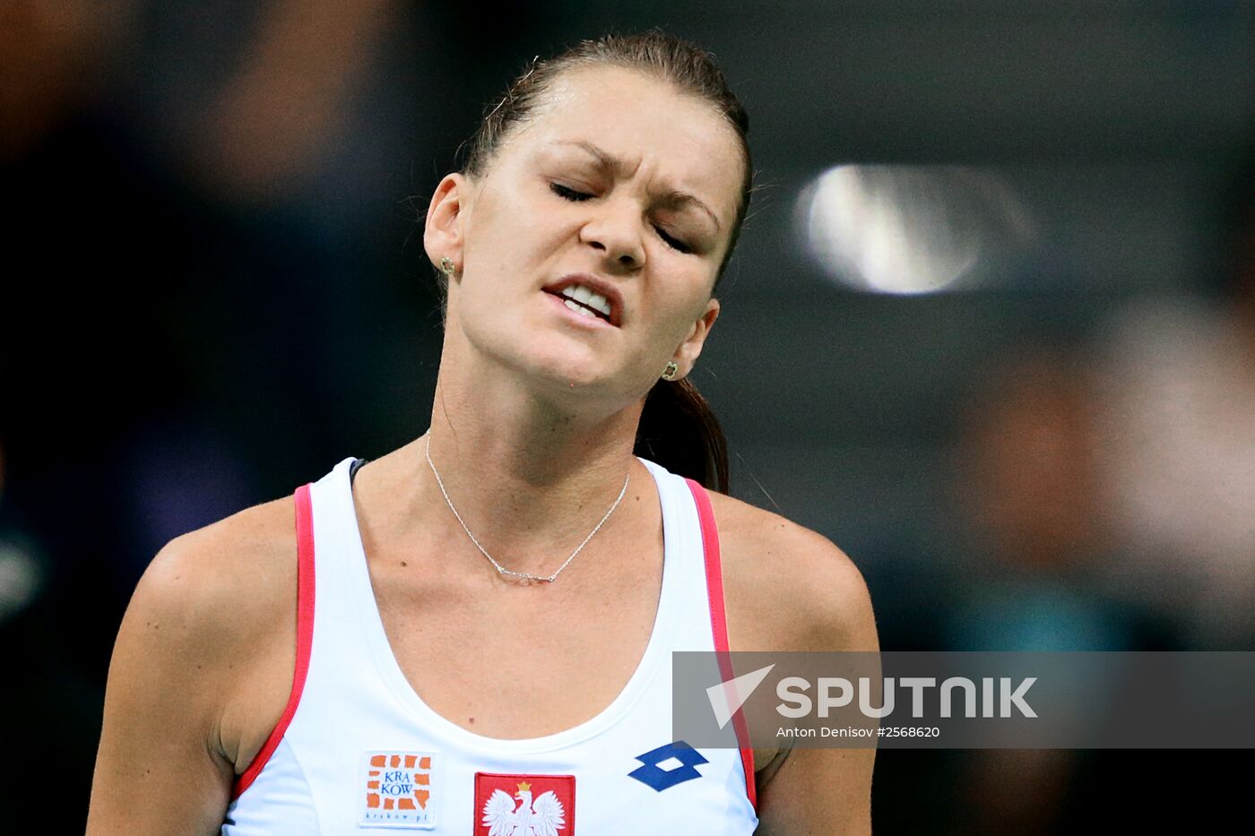 Tennis. 2015 Fed Cup. Poland vs. Russia. Day Two