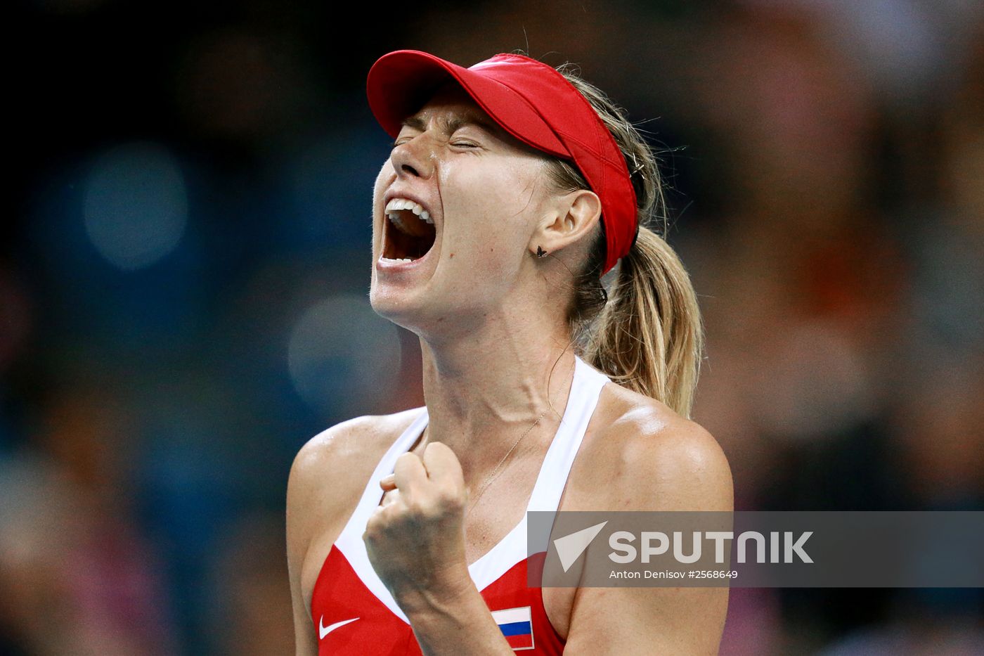Tennis. 2015 Fed Cup. Poland vs. Russia. Day Two