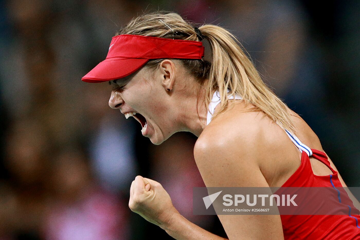 Tennis. 2015 Fed Cup. Poland vs. Russia. Day Two