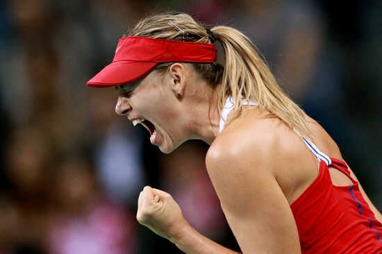 Tennis. 2015 Fed Cup. Poland vs. Russia. Day Two
