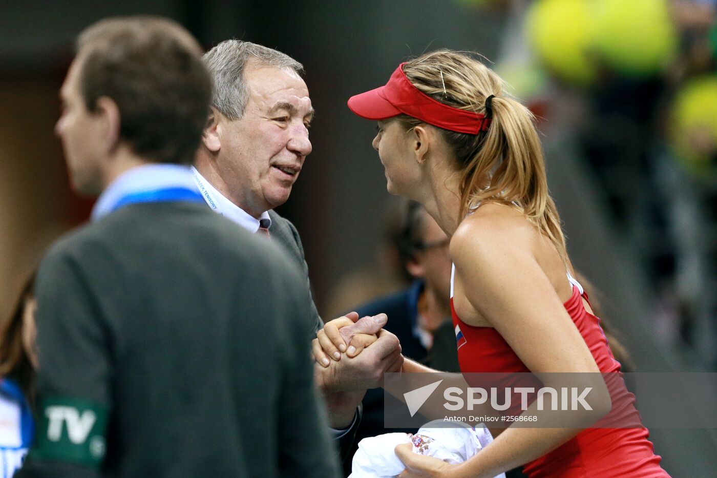 Tennis. 2015 Fed Cup. Poland vs. Russia. Day Two