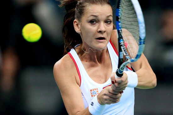 Tennis. 2015 Fed Cup. Poland vs. Russia. Day Two