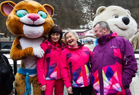 Opening of Olympic Champions Alley