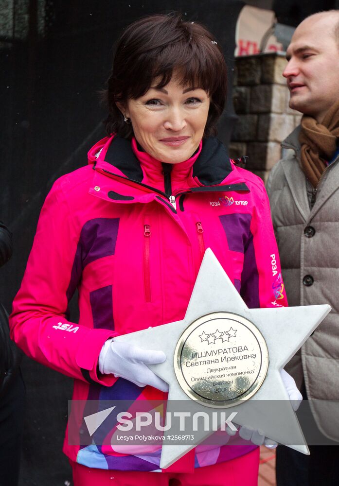 Opening of Olympic Champions Alley