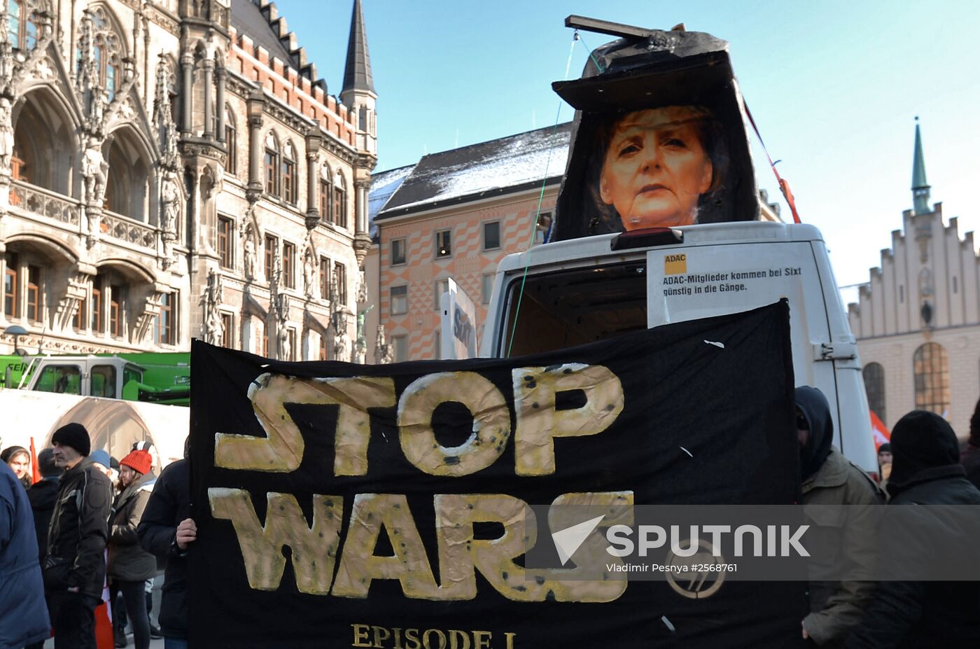 Anti-NATO protests in Munich