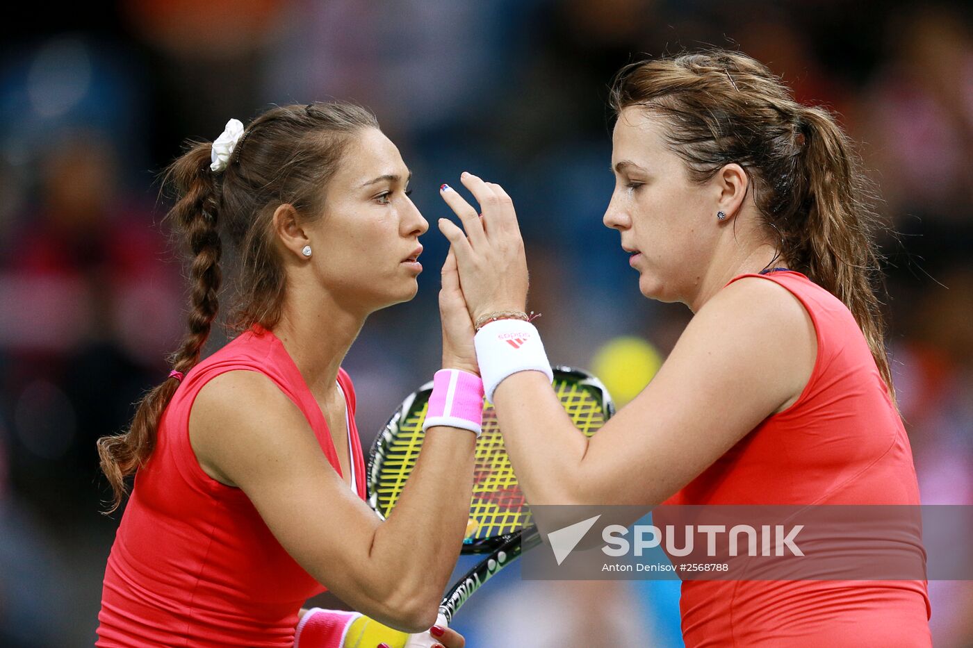 Tennis. 2015 Fed Cup. Poland vs. Russia. Day Two