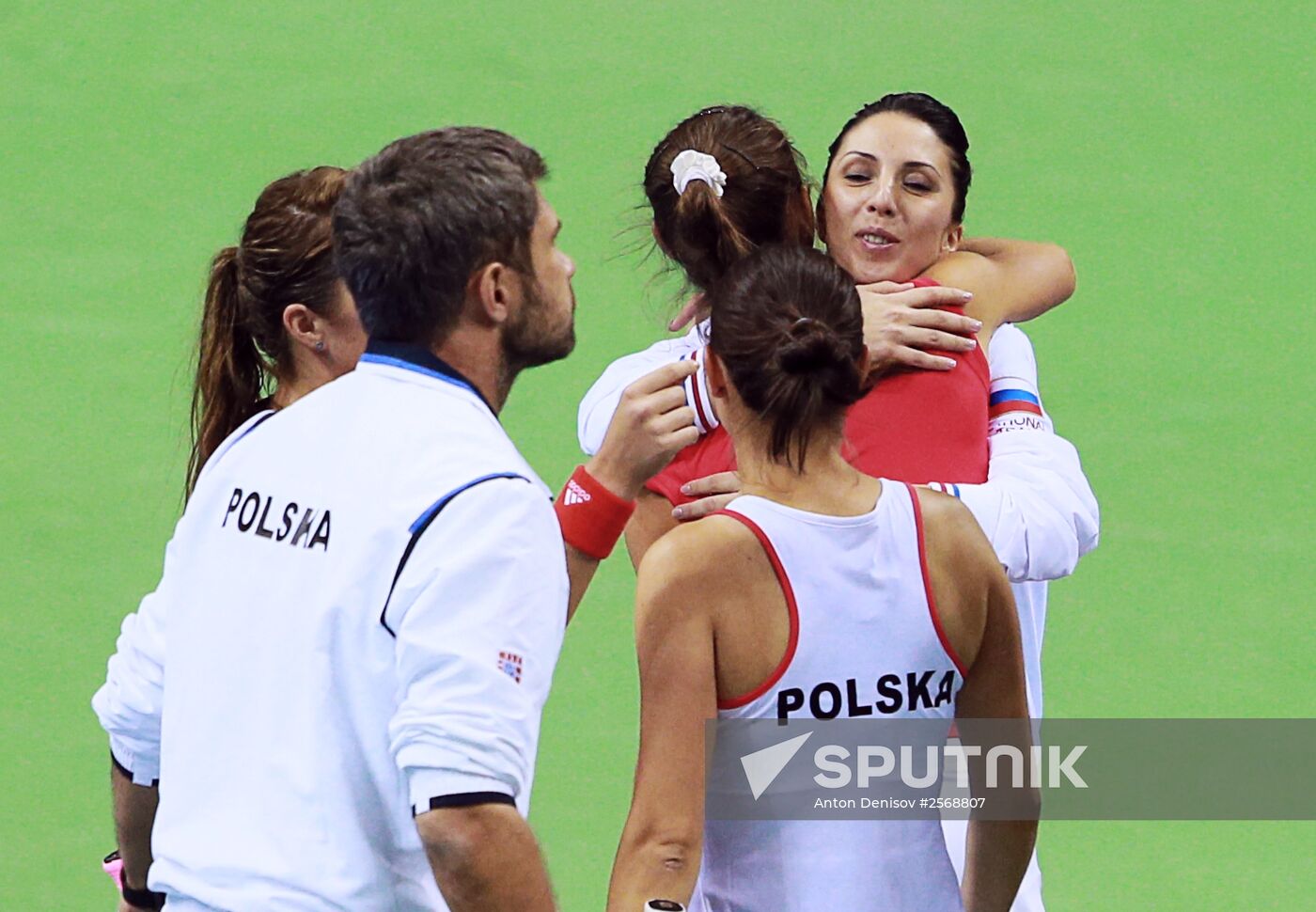 Tennis. 2015 Fed Cup. Poland vs. Russia. Day Two