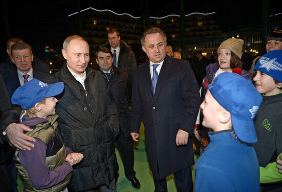 Vladimir Putin visits All-Russian Children's Center in Sochi