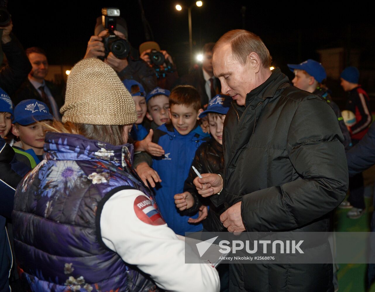 Vladimir Putin visits All-Russian Children's Center in Sochi