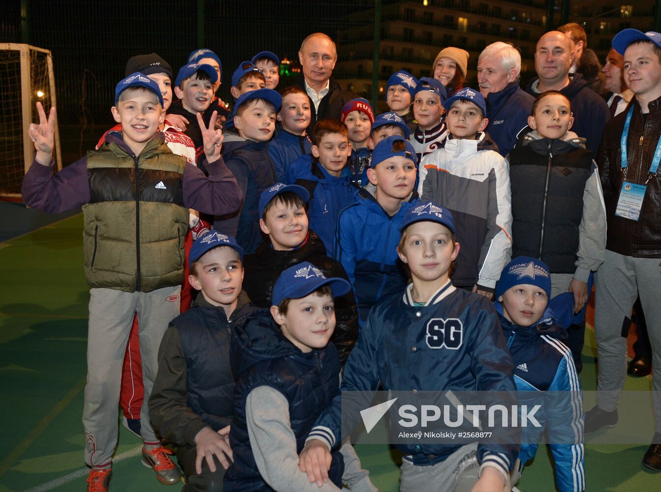 Vladimir Putin visits All-Russian Children's Center in Sochi