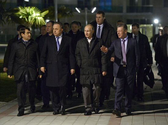 Vladimir Putin visits All-Russian Children's Center in Sochi