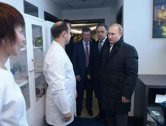 Vladimir Putin visits All-Russian Children's Center in Sochi
