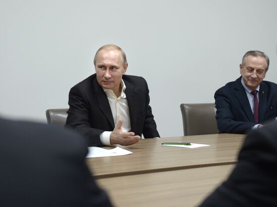 Vladimir Putin visits All-Russian Children's Center in Sochi