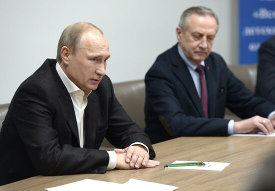 Vladimir Putin visits All-Russian Children's Center in Sochi