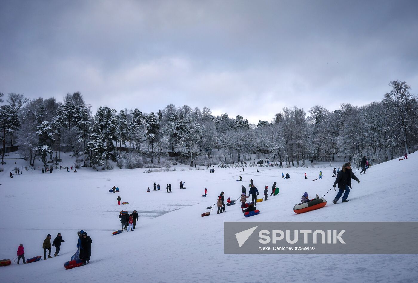 Winter fun in St. Petersburg