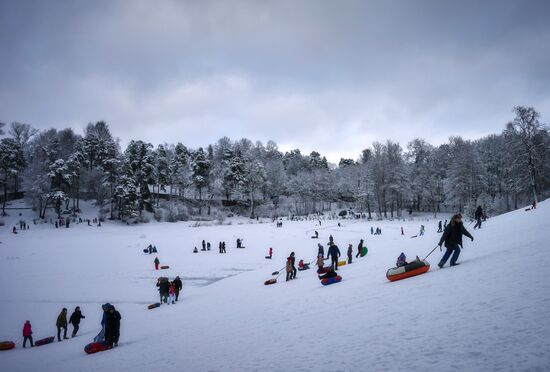 Winter fun in St. Petersburg