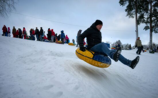 Winter fun in St. Petersburg