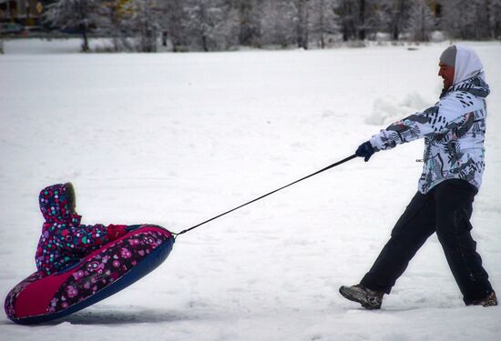 Winter fun in St. Petersburg