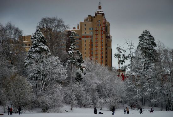 Winter fun in St. Petersburg