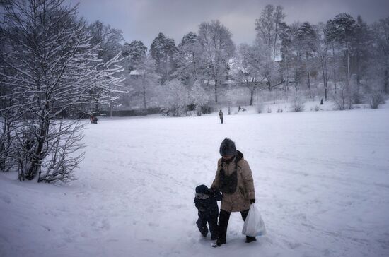 Winter fun in St. Petersburg
