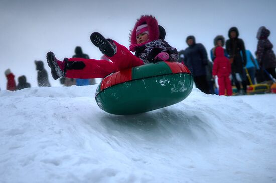 Winter fun in St. Petersburg