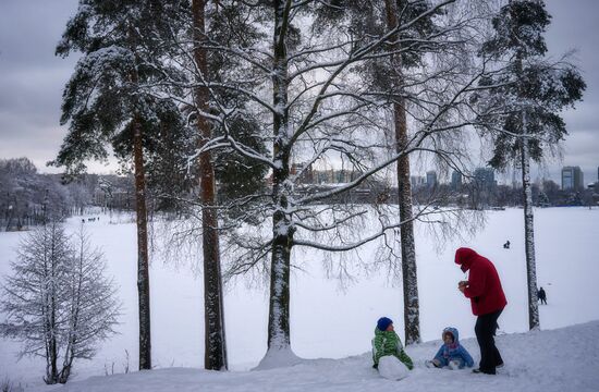 Winter fun in St. Petersburg