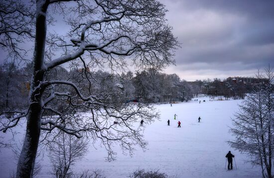 Winter fun in St. Petersburg
