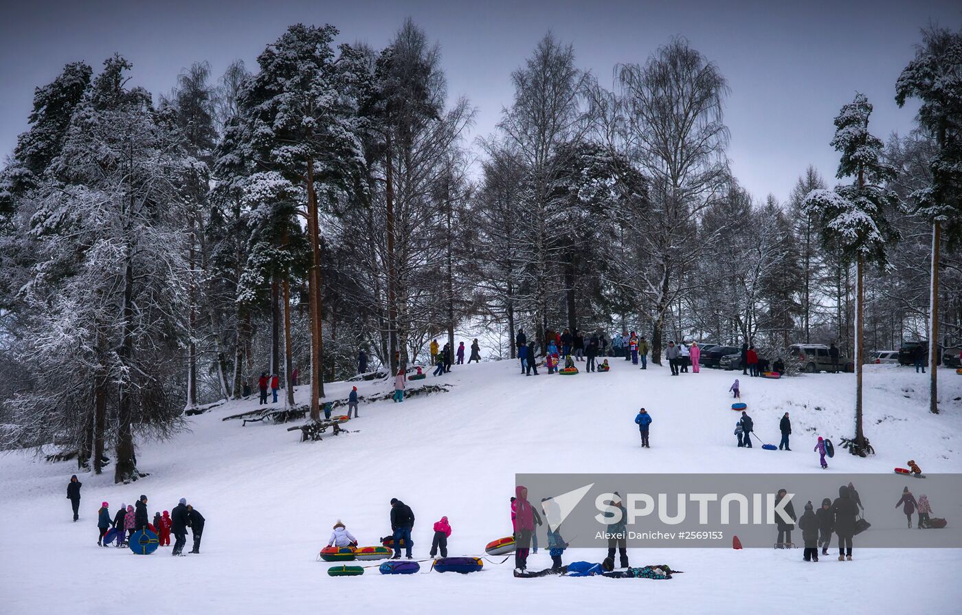 Winter fun in St. Petersburg