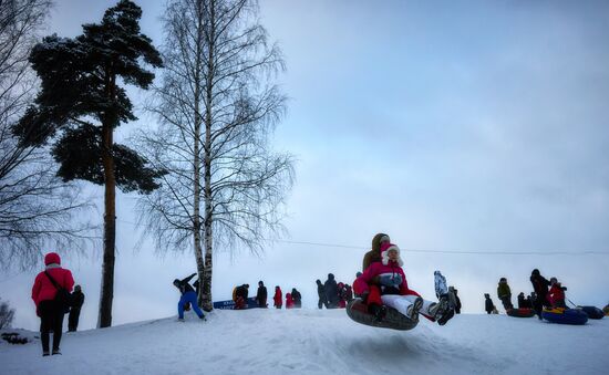Winter fun in St. Petersburg