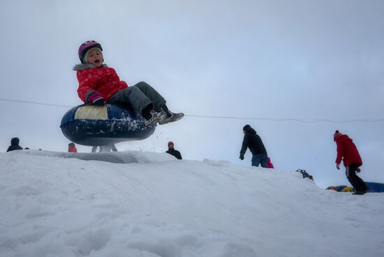 Winter fun in St. Petersburg
