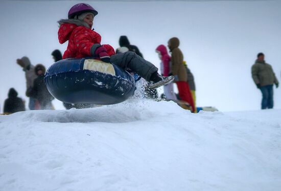 Winter fun in St. Petersburg