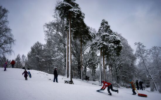 Winter fun in St. Petersburg