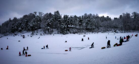 Winter fun in St. Petersburg