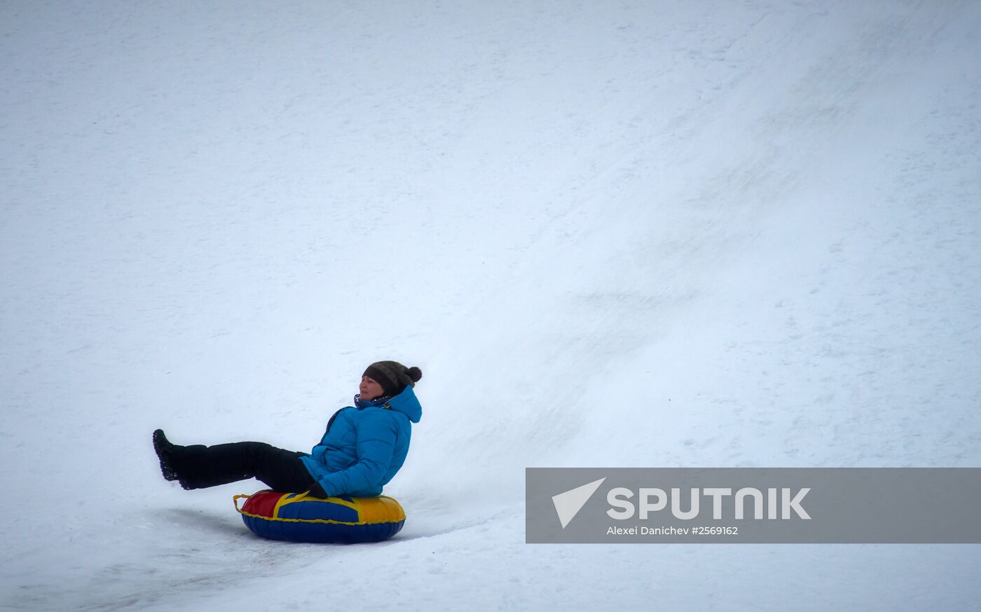 Winter fun in St. Petersburg