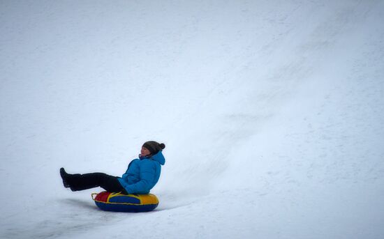 Winter fun in St. Petersburg
