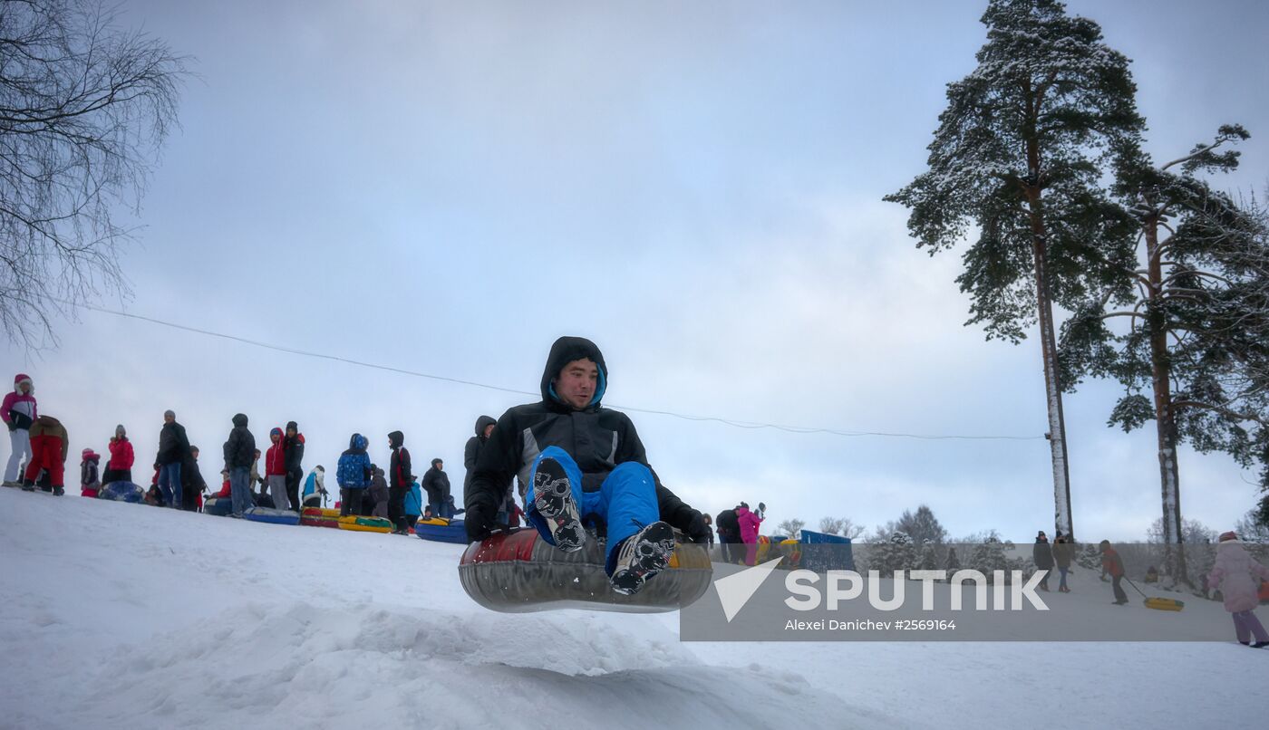 Winter fun in St. Petersburg