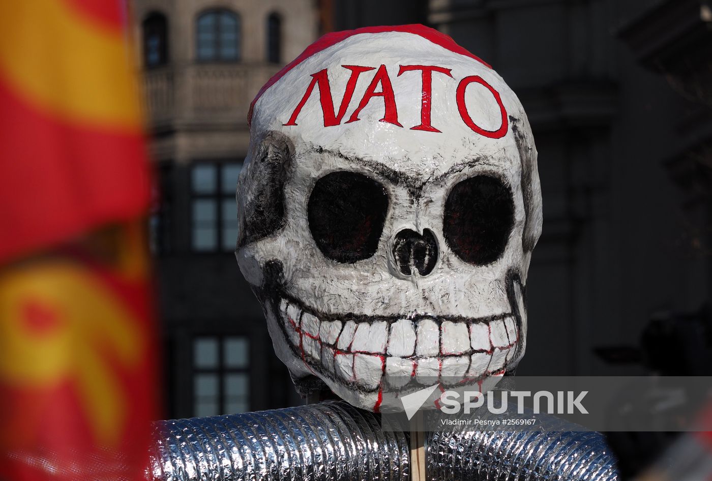 Anti-NATO protest rally in Munich