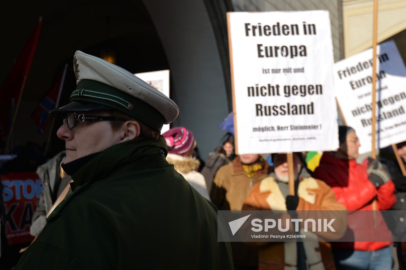 Anti-NATO protest rally in Munich